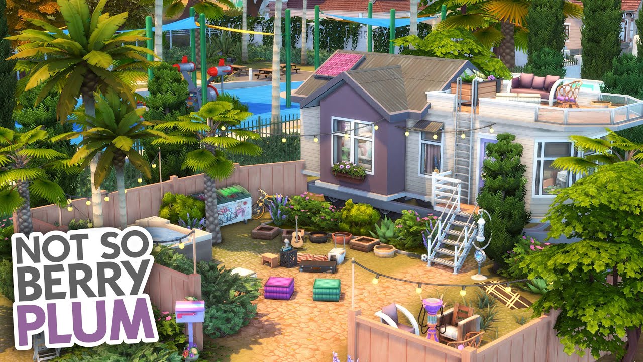 Не такой уж и ягодный домик: сливовый // The Sims 4 Быстрая сборка
