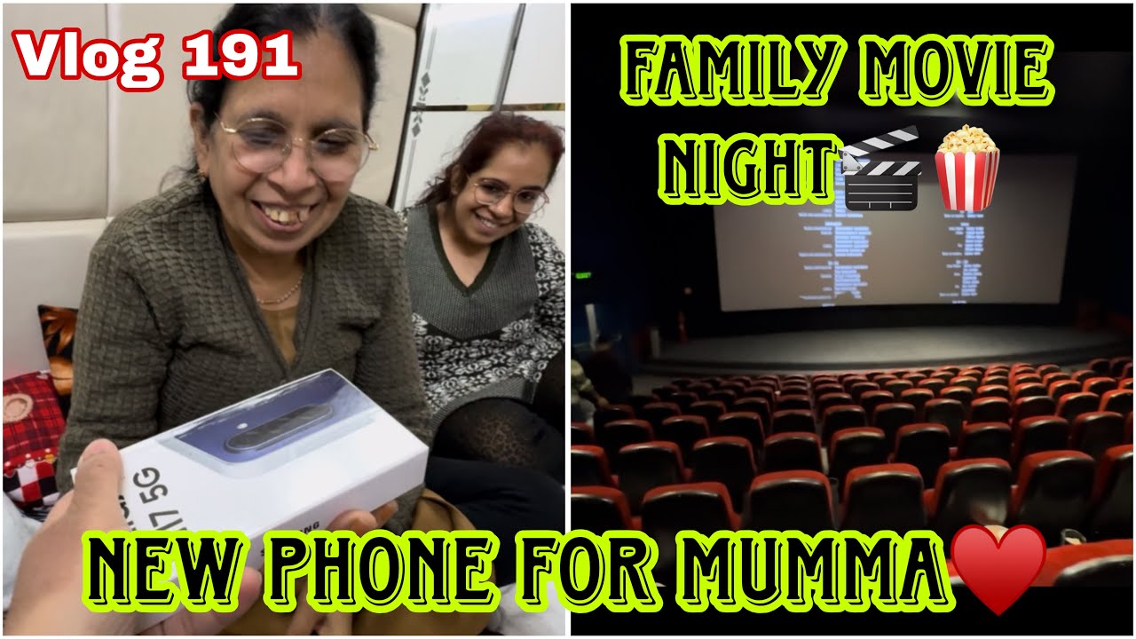 New Phone for Mumma || Family Movie Night Full of Love🎬🍿 || Vlog 191 || Divinesoul Vlogs 