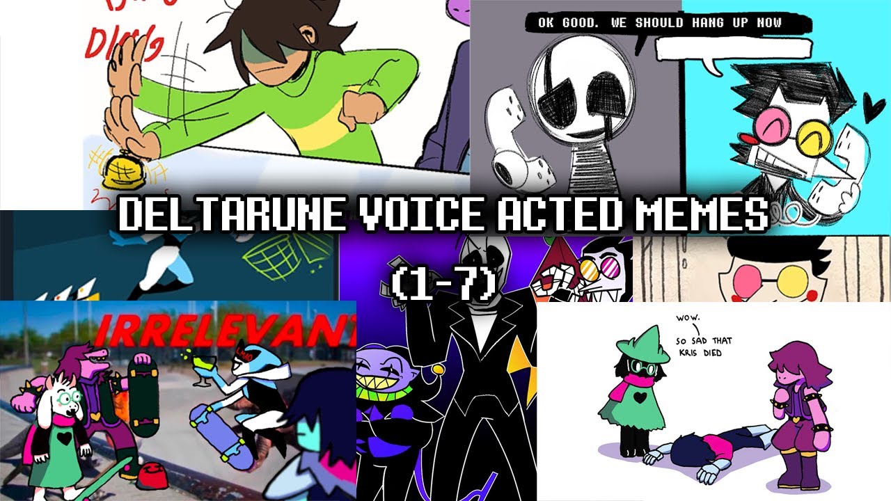 Мемы с озвучкой Deltarune (1-7)