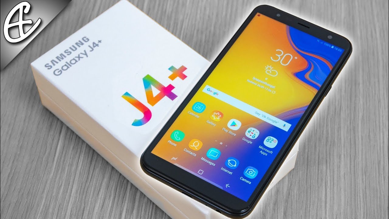 Samsung Galaxy J4 Plus | J4+ (стеклянный корпус | 11 тыс.) — распаковка и обзор