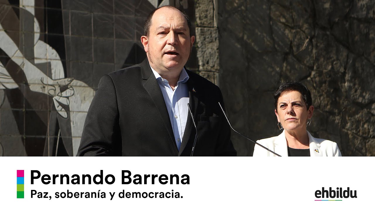 Pernando Barrena | Acto en Gernika por la paz, la soberan&iacute;a y la democracia para todos los pueblos.