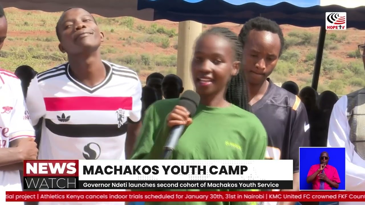 Governor Ndeti launches second cohort of Machakos Youth Service