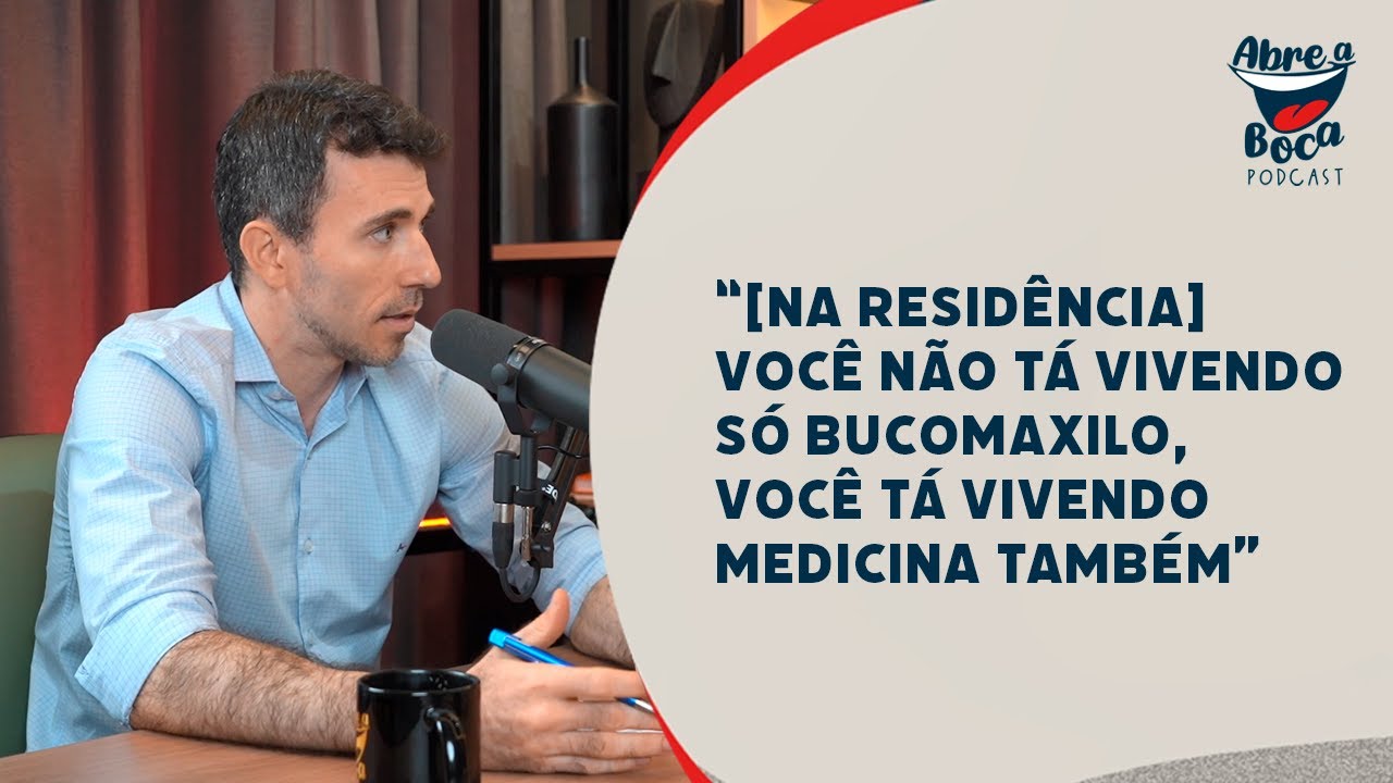 Na residência, você não tá vivendo só Bucomaxilo, mas tá vivendo medicina também