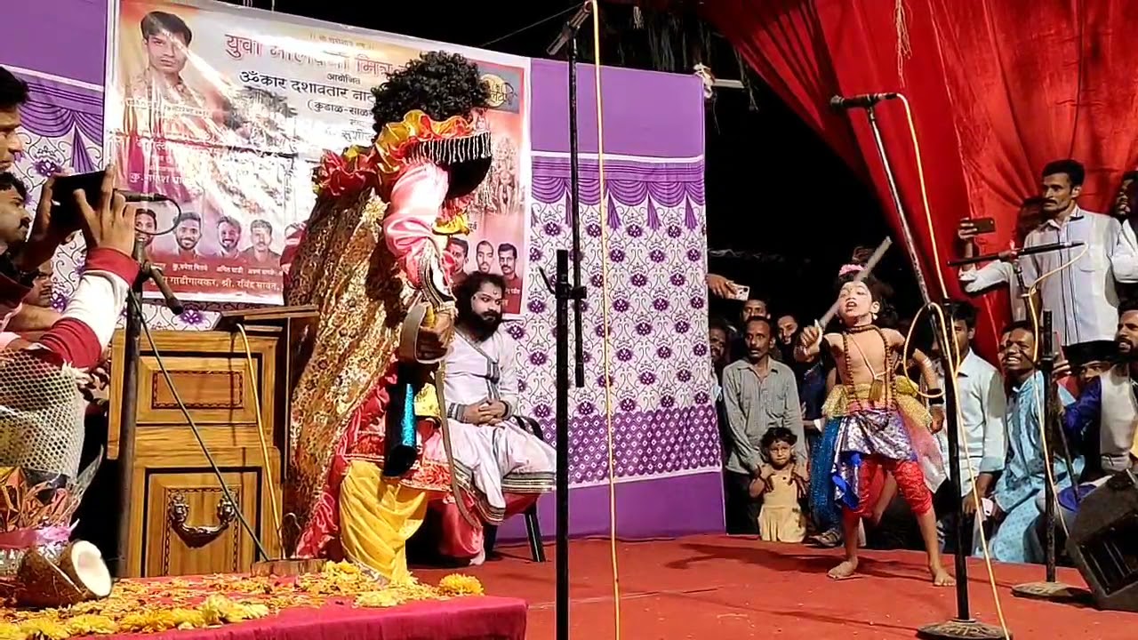 मालवणी दशावतार नाटक.महोत्कट (गणेश अवतार ) = ॐकार दशावतार नाटय मंडळ विरार.# महोत्कट -गणेश घाटकर🔥🔥🔥