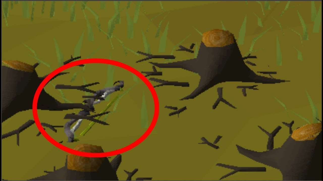 Обновление Runescape, из-за которого на землю падали искажённые луки.