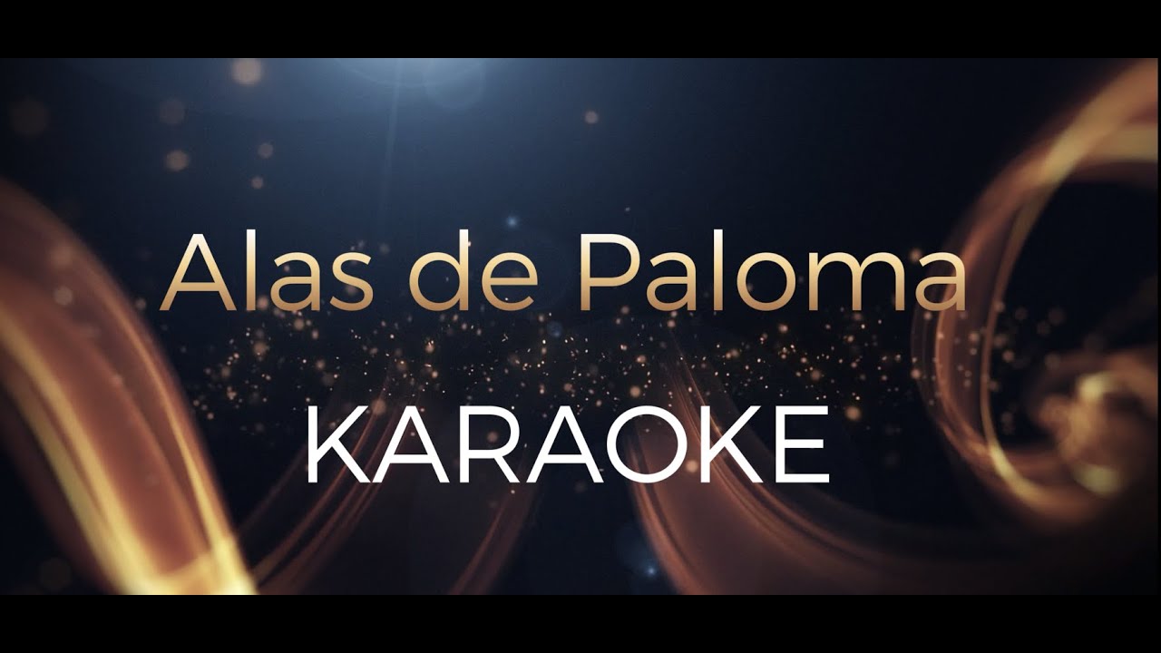 Alas de Paloma (Pista - karaoke)