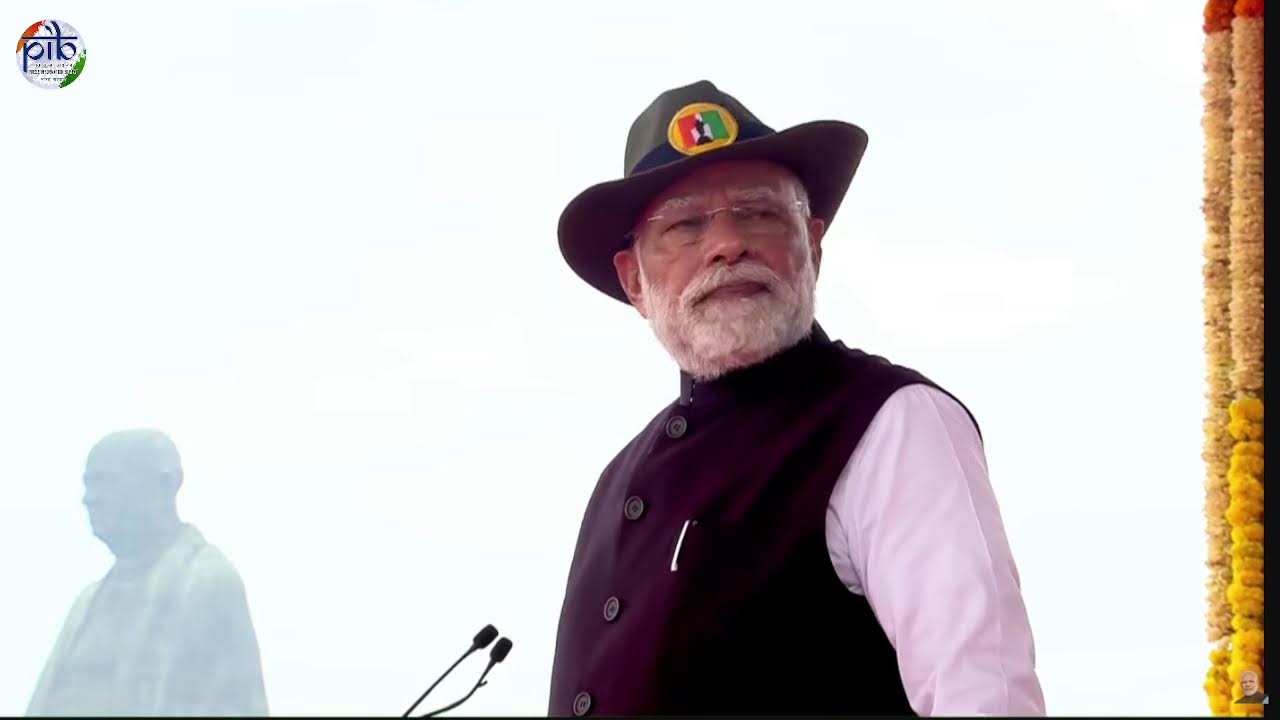 PM Narendra Modi participates in Rashtriya Ekta Diwas celebrations at Statue of Unity, Gujarat