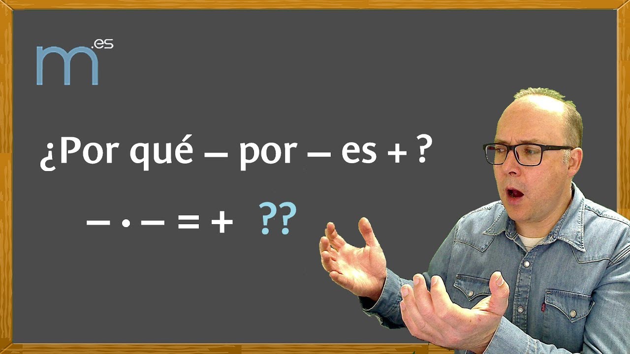 ⚠️ &iquest;Por qu&eacute; MENOS por MENOS es M&Aacute;S? La demostraci&oacute;n m&aacute;s sencilla en solo 4 minutos