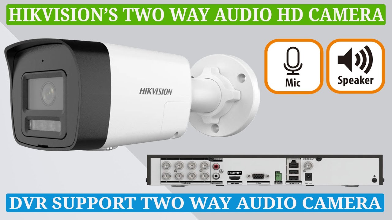 Unboxing the Two-Way Audio DS-2CE16D0T-LPTS Camera for Hikvision DVR