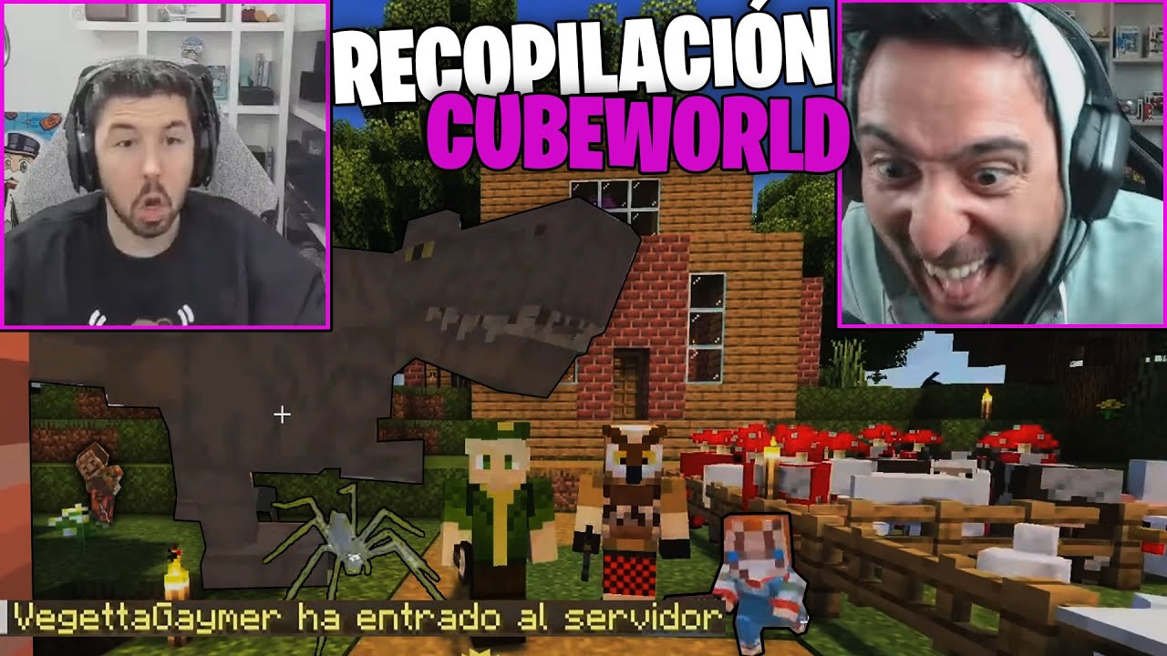 WILLY y FARGAN MEJORES MOMENTOS de la SERIE CUBEWORLD 👹🥶
