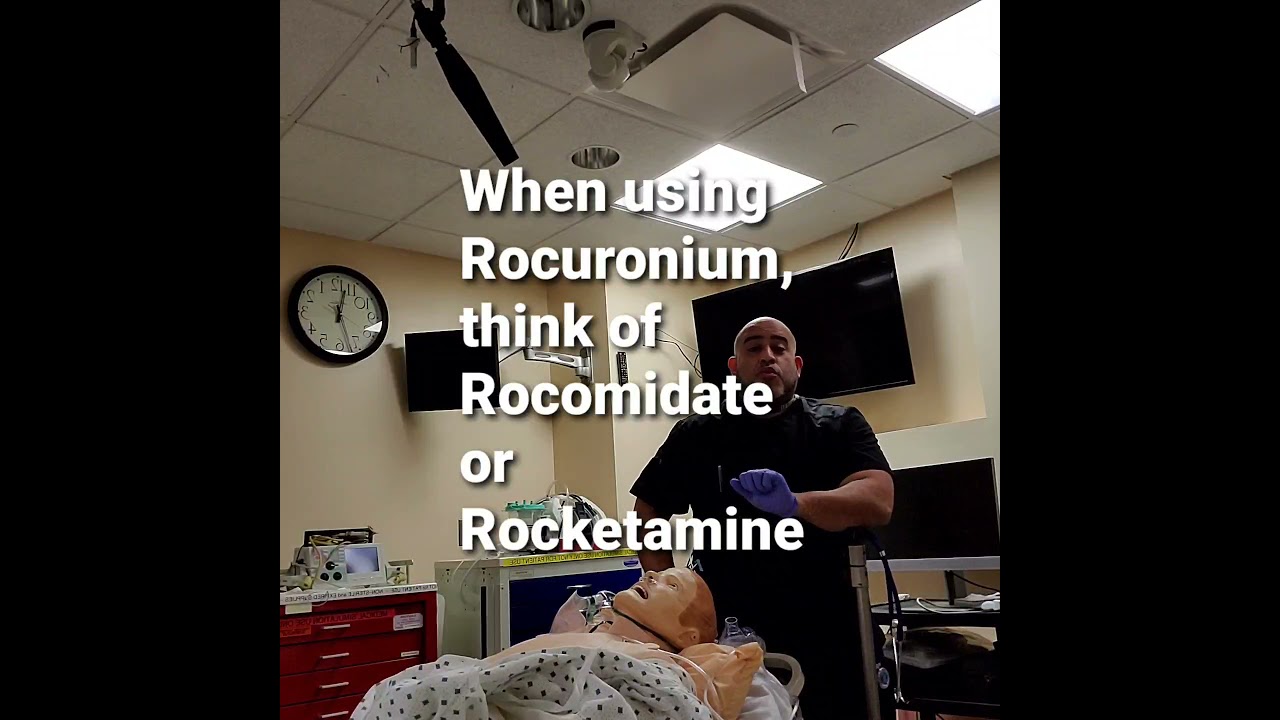 When using Rocuronium in RSI, push it first.