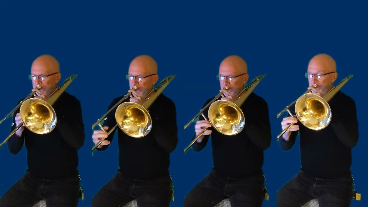 Bach Chorale - O Ewigkeit, du Donnerwort BWV 20  - Trombone Quartet