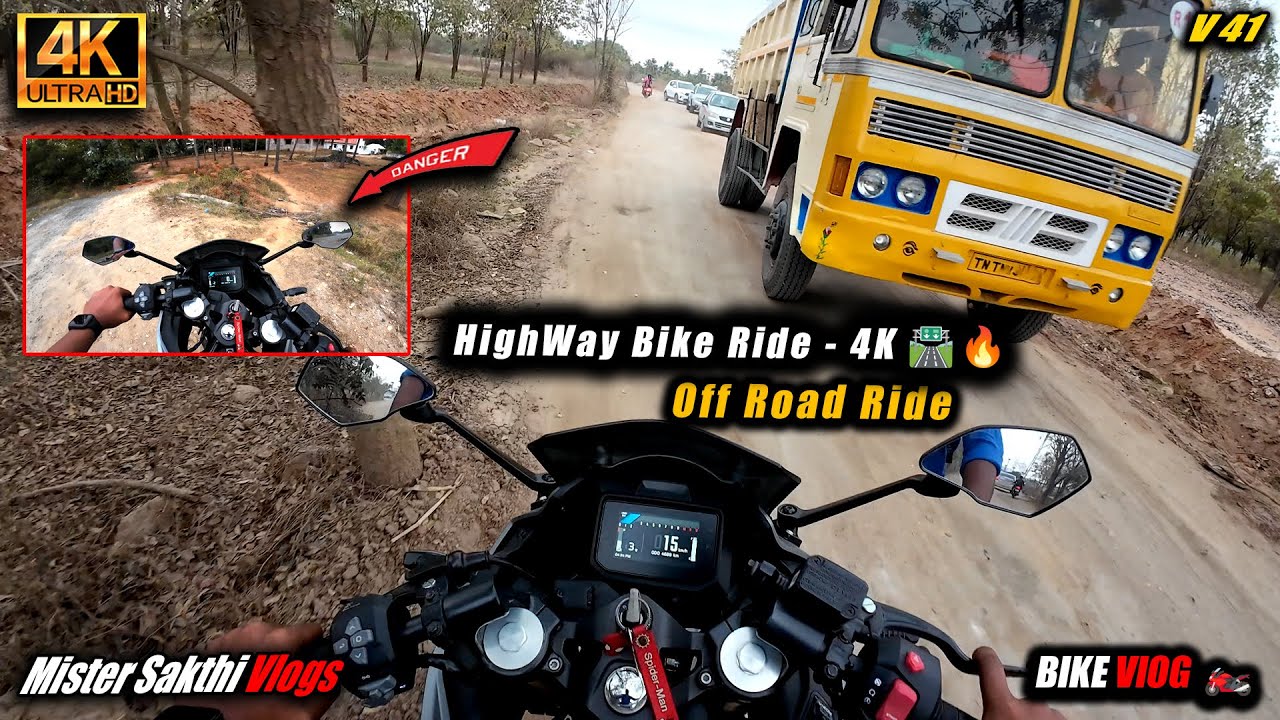 Highway Bike Ride 4K 🔥 Karizma XMR | Cinematic Tamil Moto Vlog