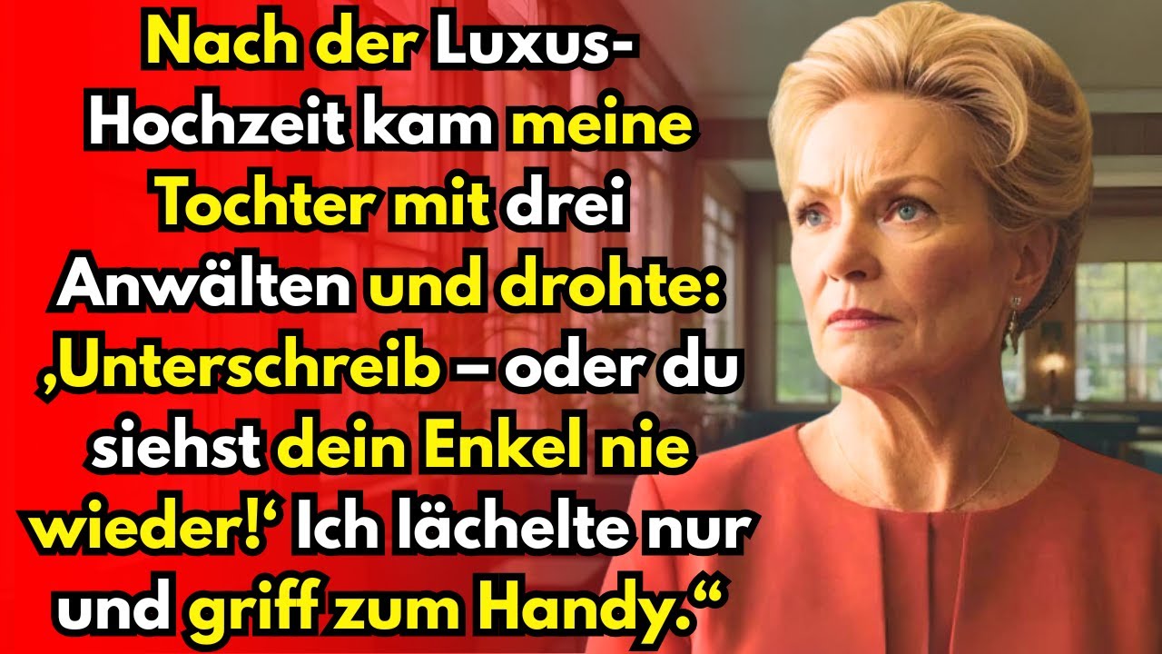„Ich wollte ihre Luxushochzeit nicht zahlen – doch was sie dann sagte, zerstörte alles…“