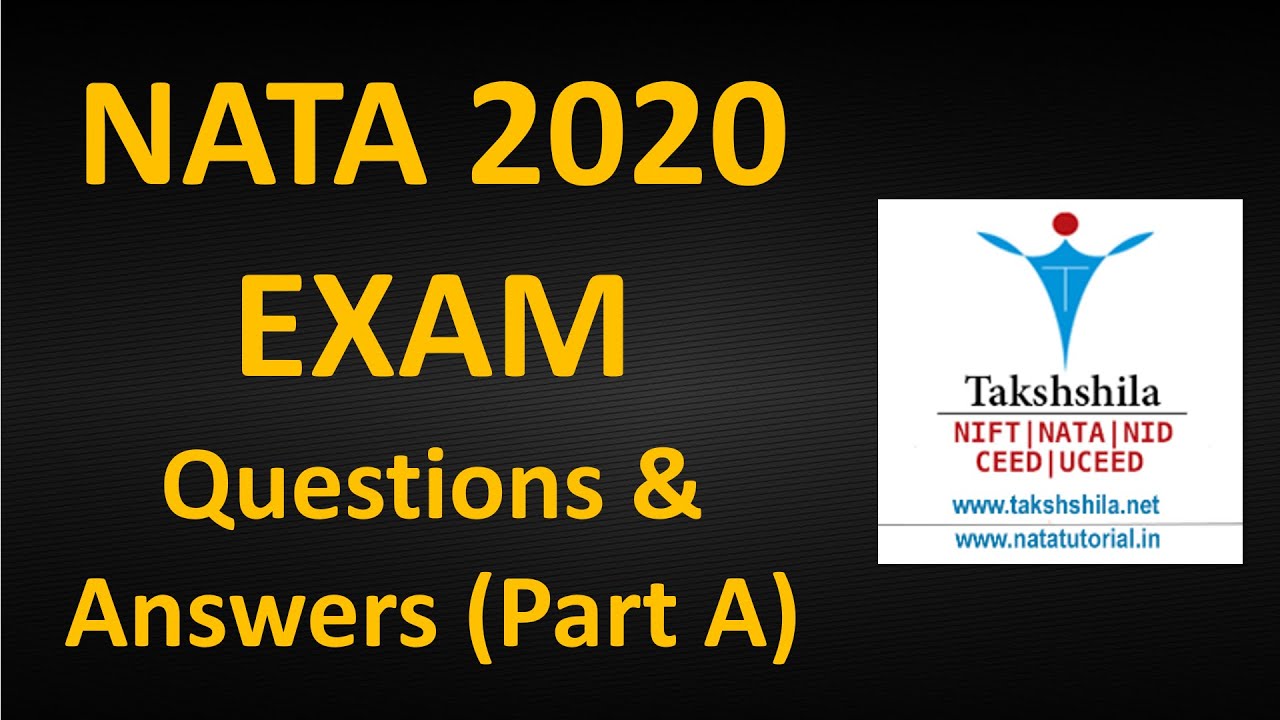 NATA Solved Question 2020 - NATA Questions with Answer. #NataQuestiona #NataExamPaper #NATA