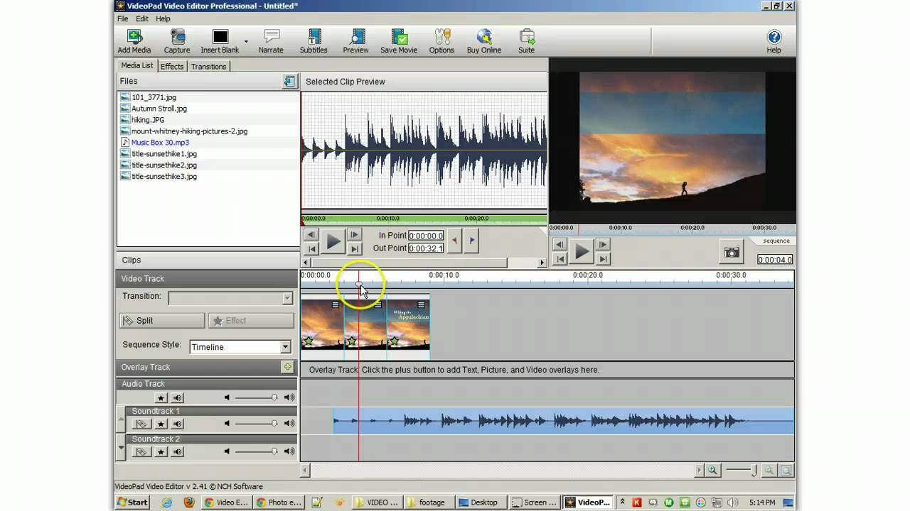 Creating an Animated Photo Slideshow with NCH VideoPad