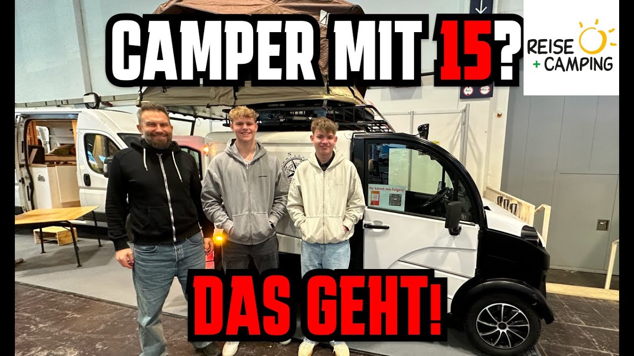 Der fast kleinste Camper der Welt: 45 km/h Mini-Camper auf Roadtrip! 🚐✨