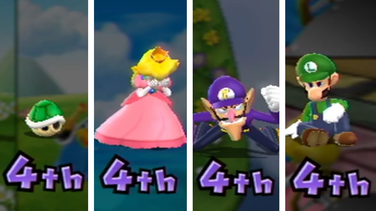 Mario Party 9 - All Characters (4th Place)
