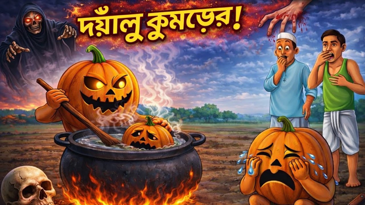 দয়ালু কুমড়ার রহস্য 🎃 | Bangla Moral Story | Thakumar Jhuli | Educational Story for Kids