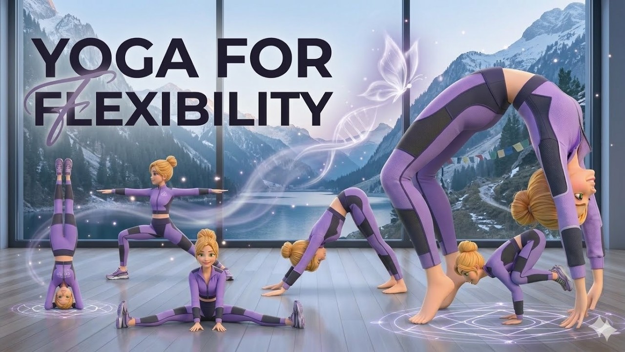 Детская йога: волшебная растяжка и расслабление – веселые упражнения на гибкость и снятие стресса...