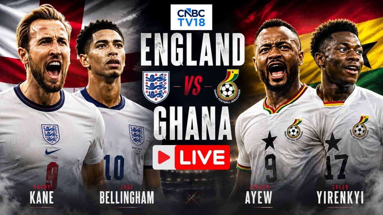 🔴England vs Ghana Match LIVE: FIFA World Cup 2026 | Kane, Bellingham | ENG vs GHA FIFA Match | N18G