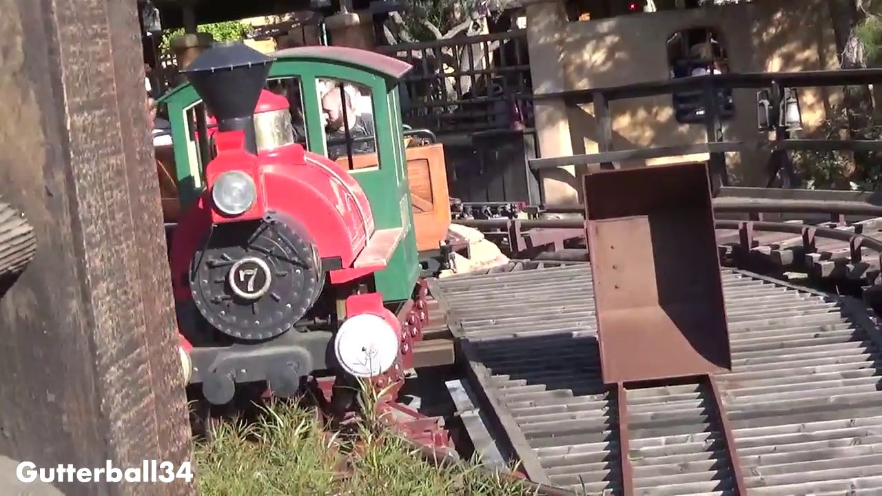 Big Thunder Mountain Railroad Onride Disneyland 2017