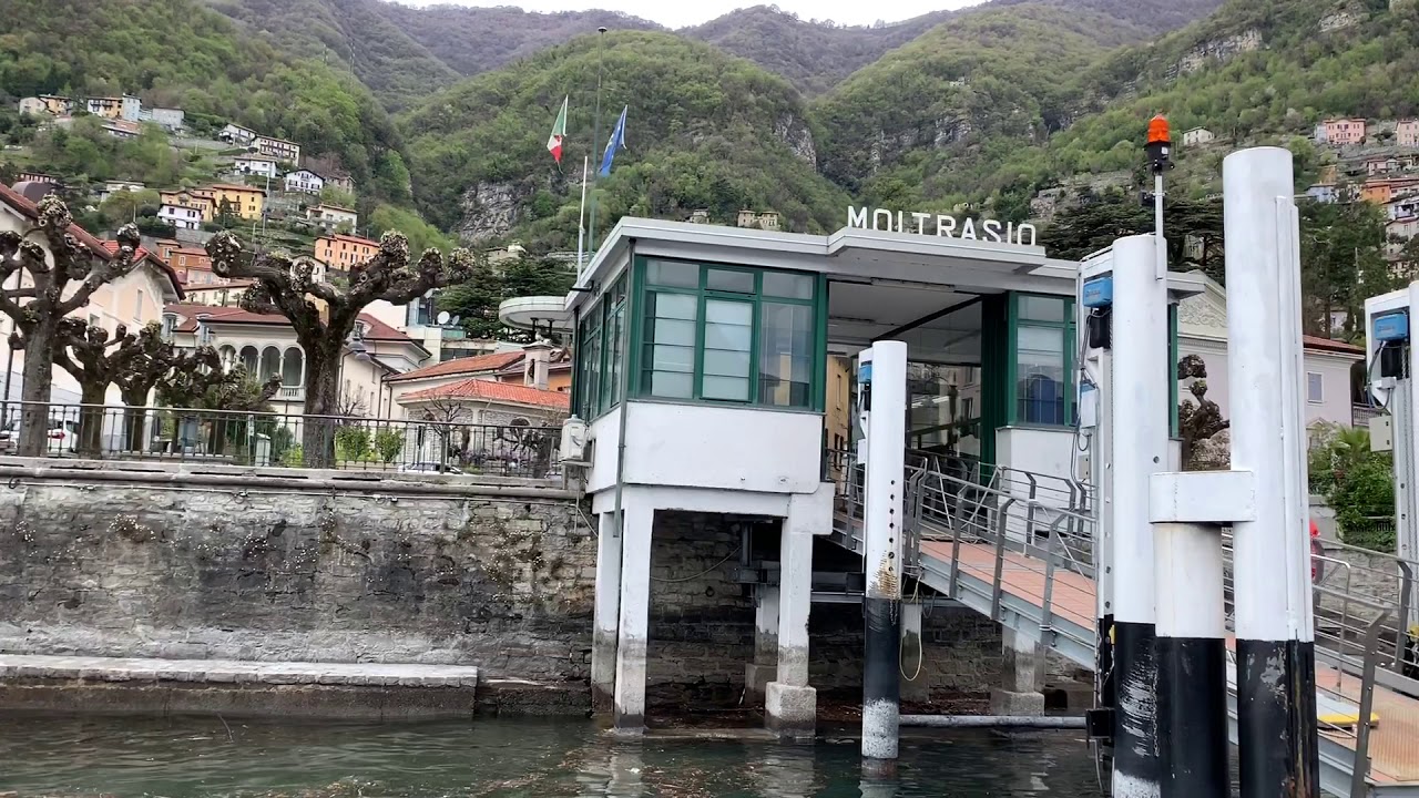 Водная прогулка на озере Комо, Италия, апрель 2019