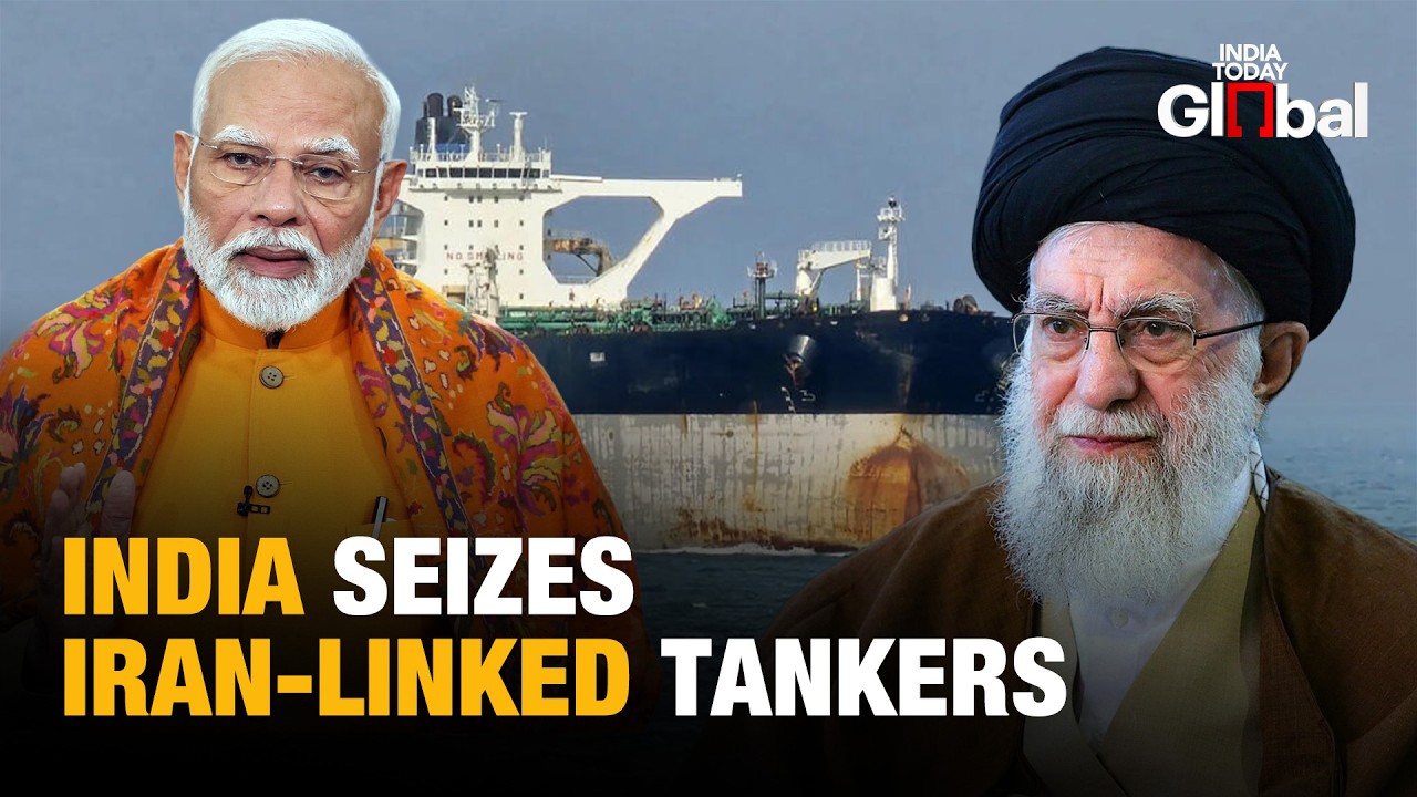India Seizes Iran-Linked Tankers Near Mumbai, Major Crackdown On Sanctioned Oil Trade | #IndiaIran