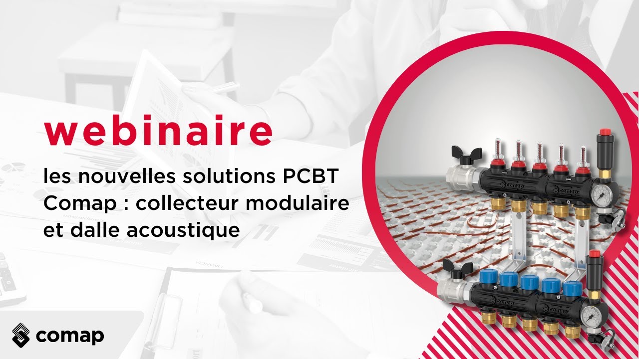 Découvrez les nouvelles solutions de plancher chauffant Comap avec notamment la dalle acoustique 21
