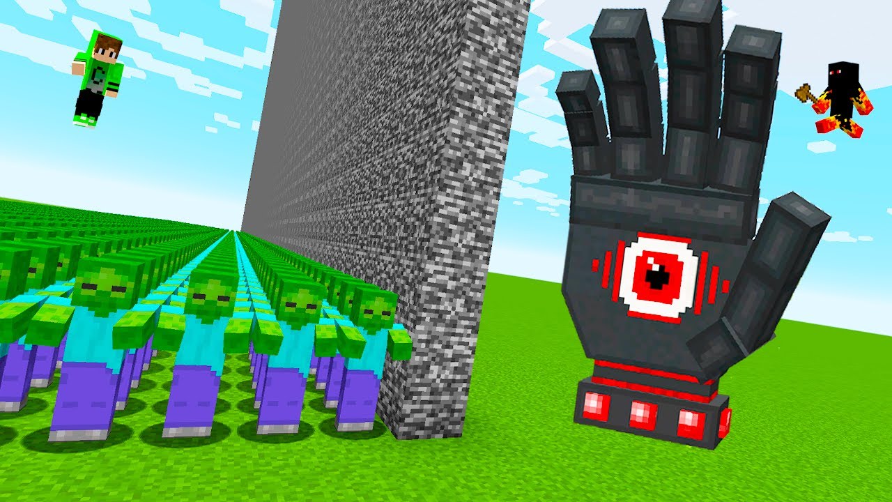 TROLEI MEU AMIGO EM UMA BATALHA DE MOBS NO MINECRAFT - O Filme
