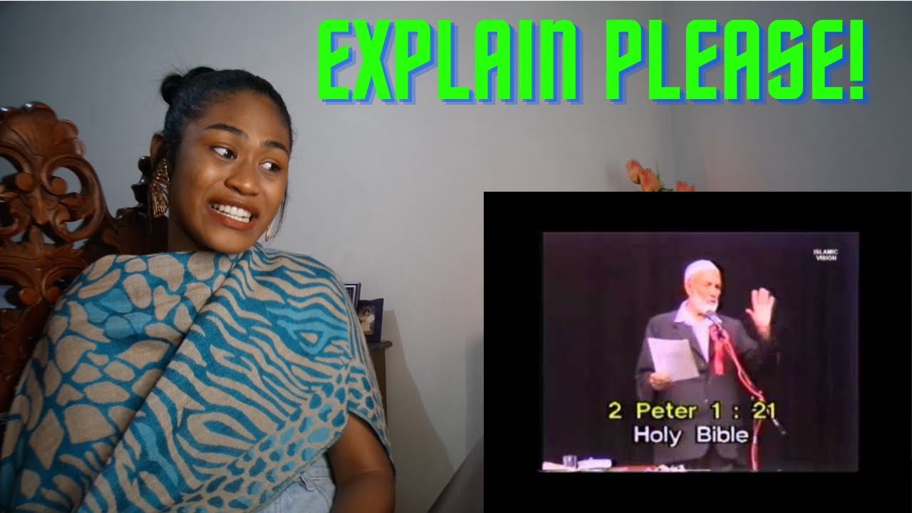 Funny commands in the bible by Ahmed Deedat. | Reaction