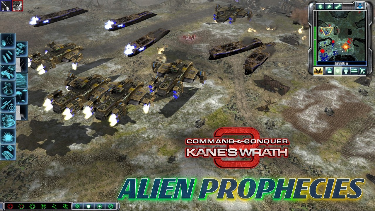 Kane’s Wrath: Alien Prophecies Mod – Can GDI Survive Against 3 Factions on Dark Waters?