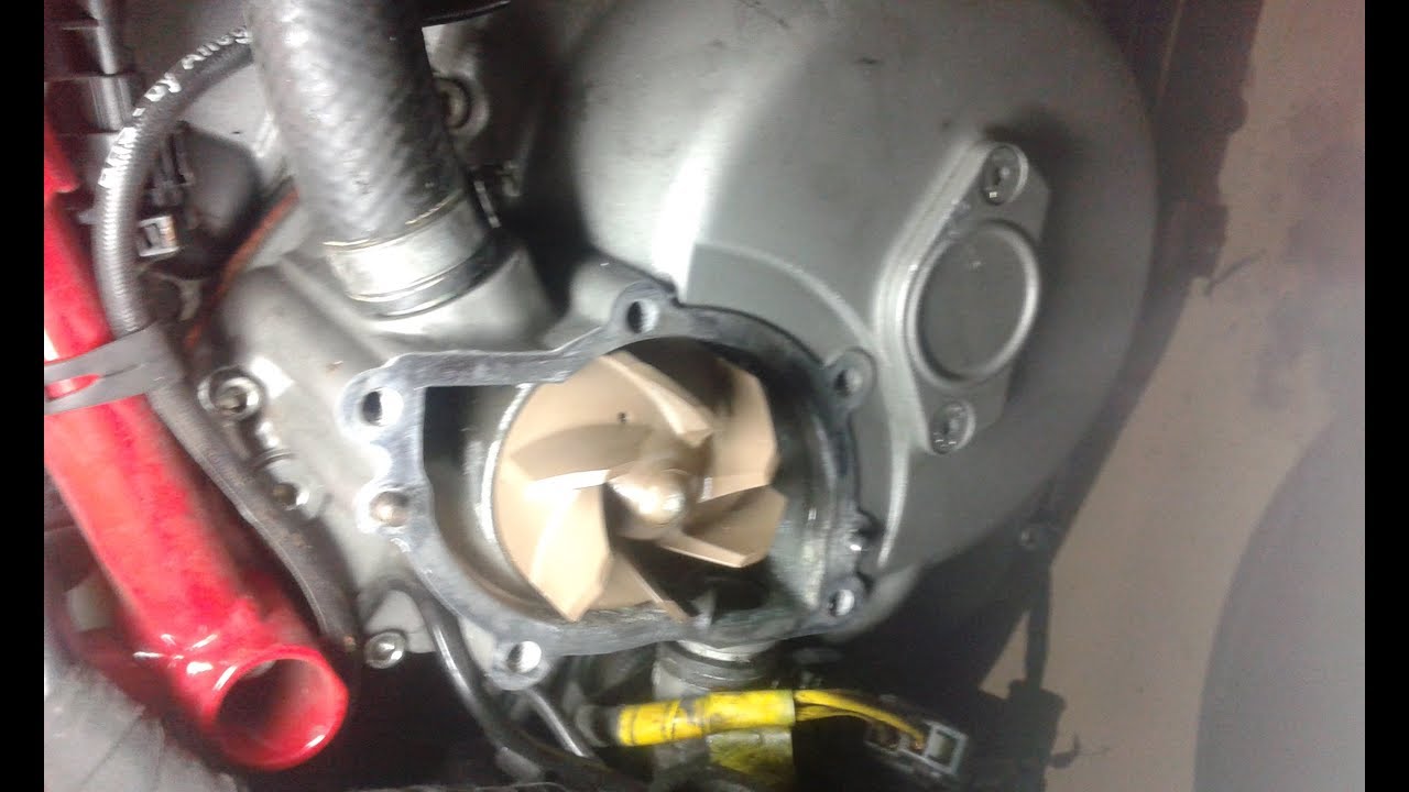 Ducati 1098S water leak on water pump