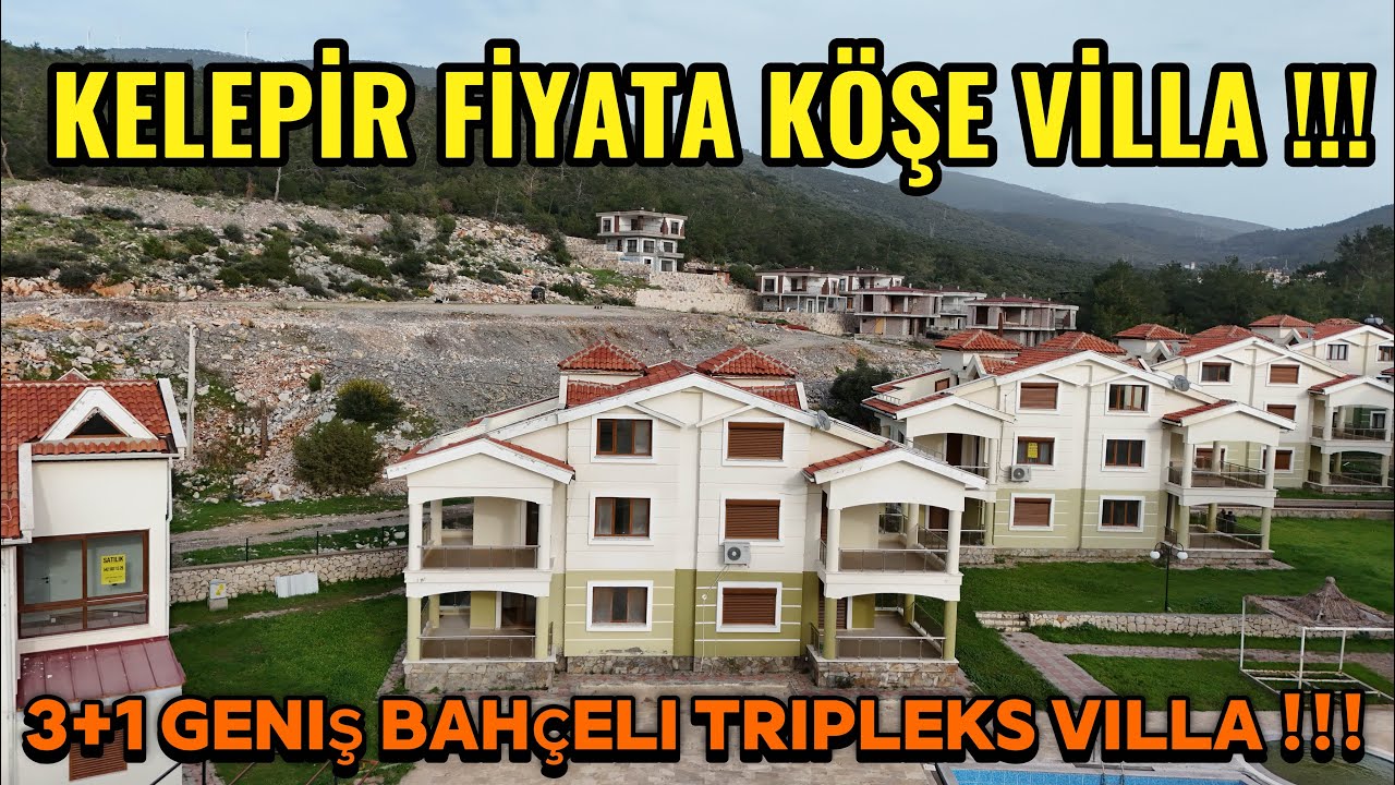 🏡 DİDİM AKBÜK’TE FIRSAT TRIPLEX VİLLA!