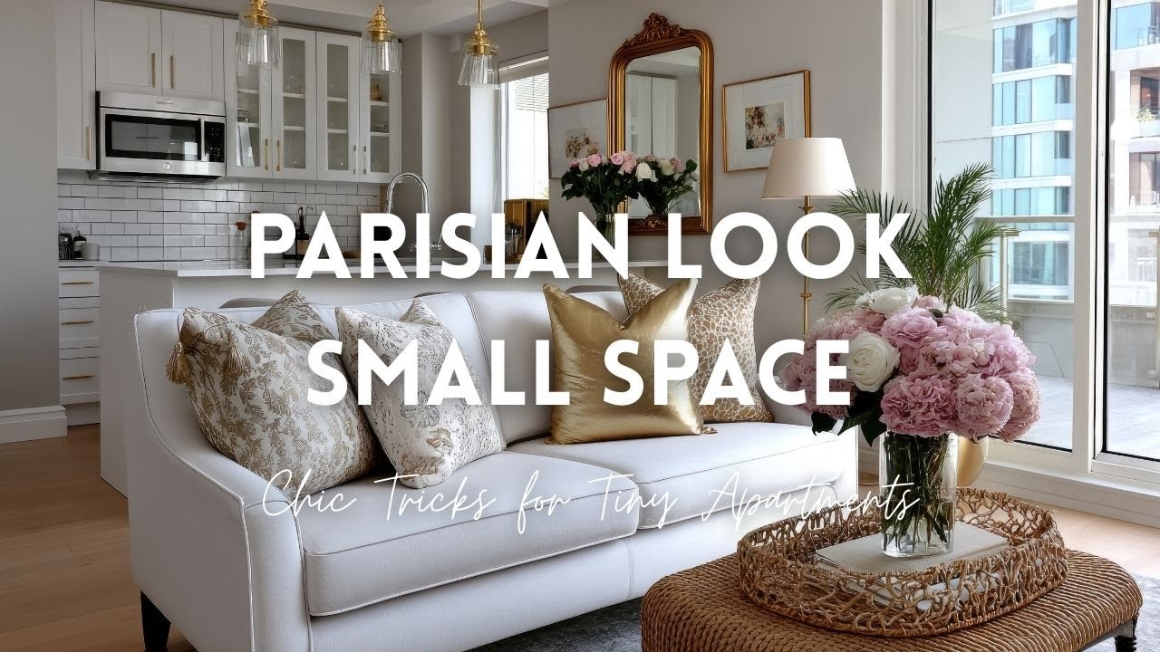 Как создать парижский интерьер в крошечной квартире | Советы по дизайну Cozy Luxe
