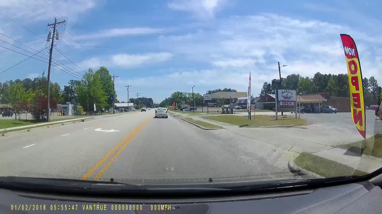 A drive thru Central Avenue. Butner, NC