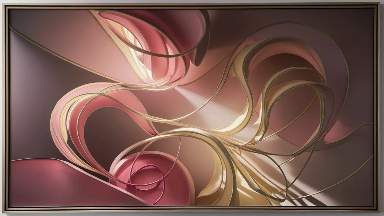Framed Abstract Art - TV Art - Screensaver - Wallpaper - Frame Art - 4K