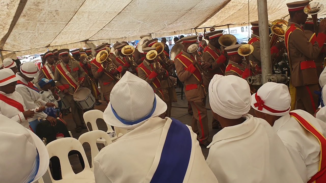 St Paul HQ brass band, o kgethelwe. 11 Jan 2020 Leru