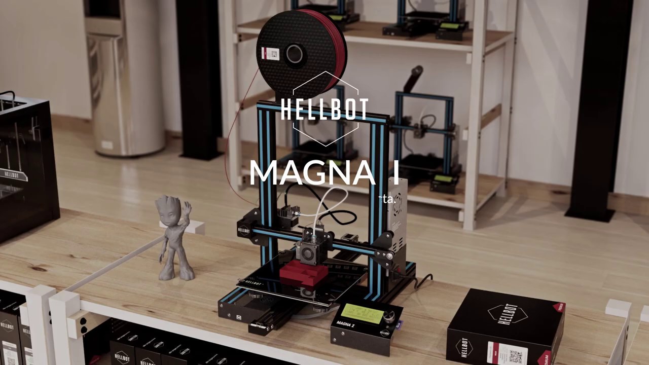 Impresora 3D Magna 1 Hellbot Presentaci&oacute;n