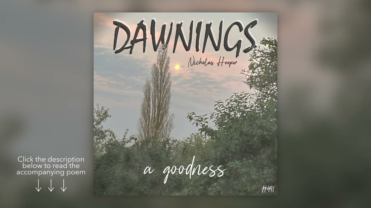 Nicholas Hooper: 'a goodness'