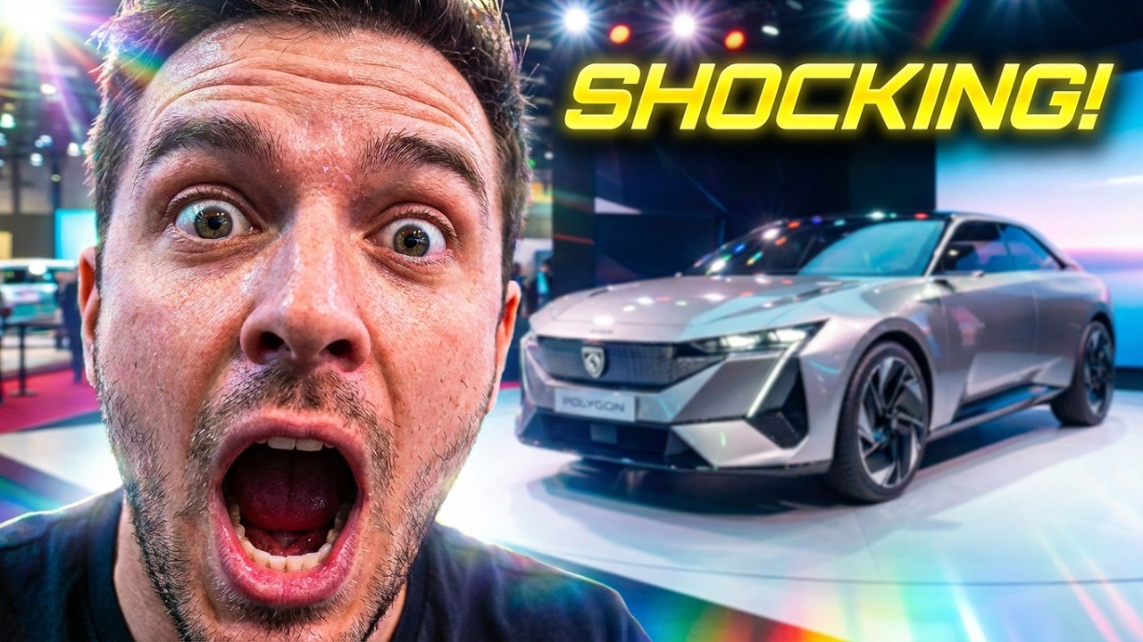 First Look at Peugeots Polygon Concept Car World Debut shocks Manchester Motor Show 2026 Exclusive
