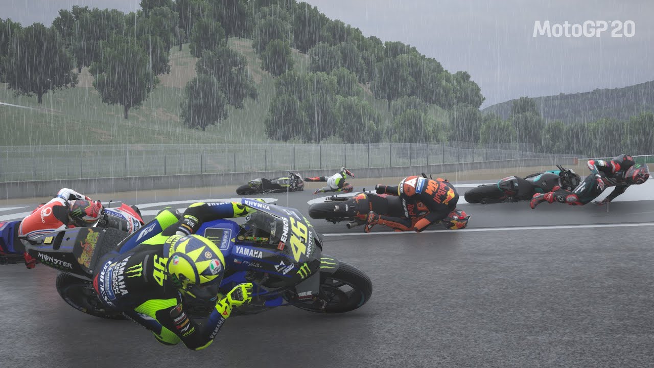 sangat sulit mengalahkan rossi di lintasan hujan, motogp mugello italia