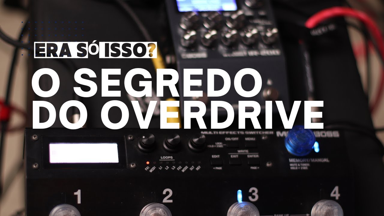 ERA SÓ ISSO? O SEGREDO PRO TIMBRE DE OVERDRIVE PERFEITO!