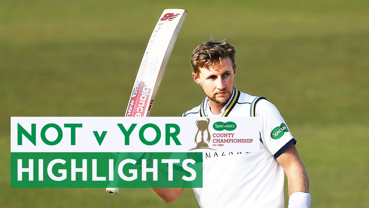 Root Hits Ton to Save Draw Against Broad's Notts | Notts v Yorks | Specsavers County Championship