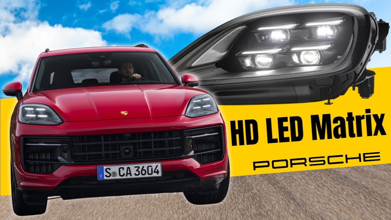 Porsche HD LED Matrix Head Lights