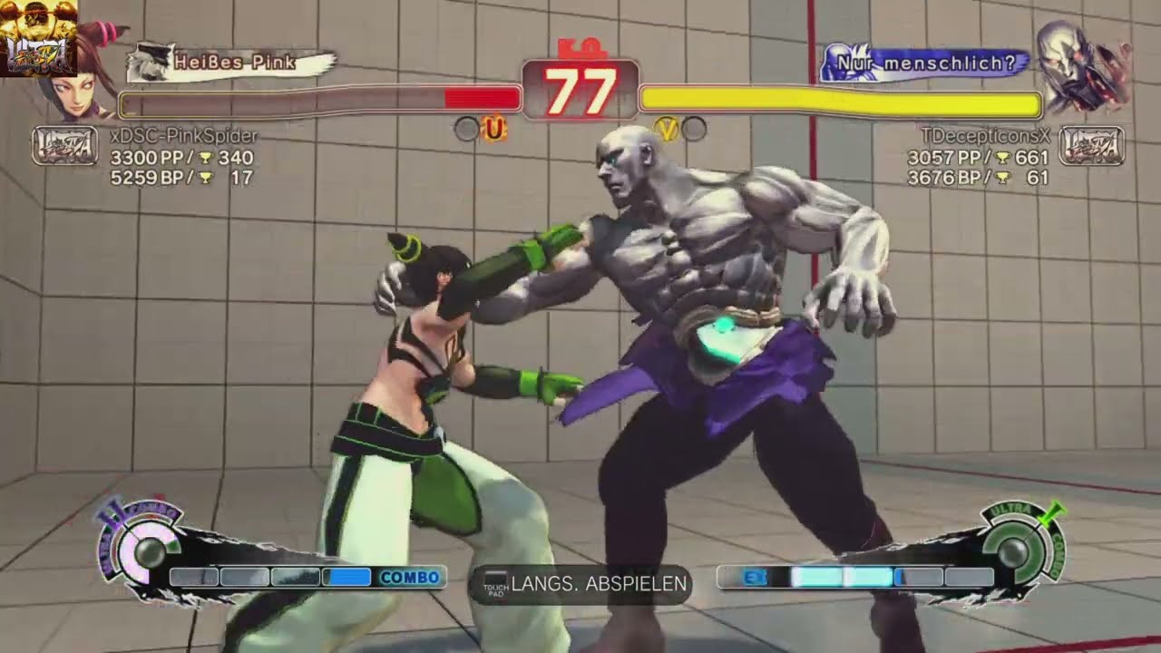 High lvl Ultra SF4 gameplay