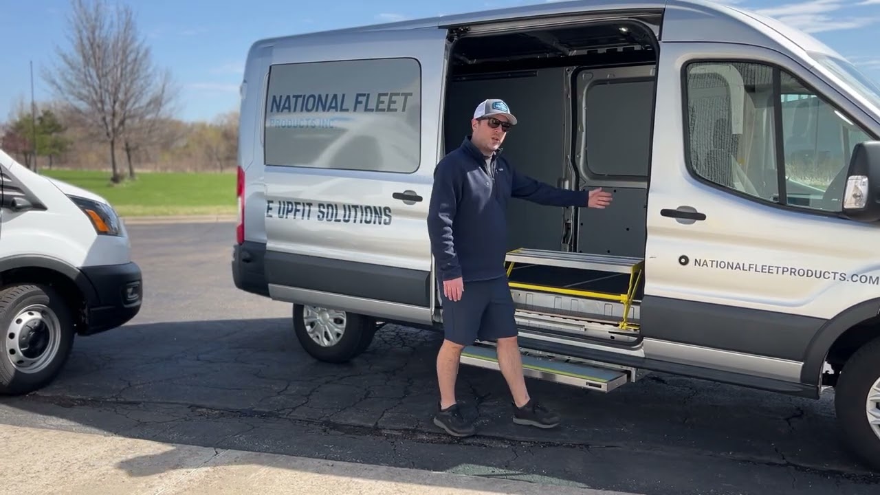 NFP Side Door Steps for Cargo Vans