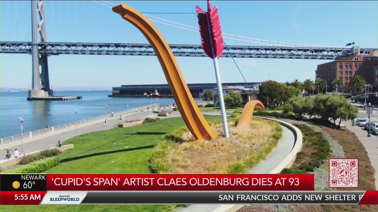 'Cupid's Span' artist Claes Oldenburg dies at 93