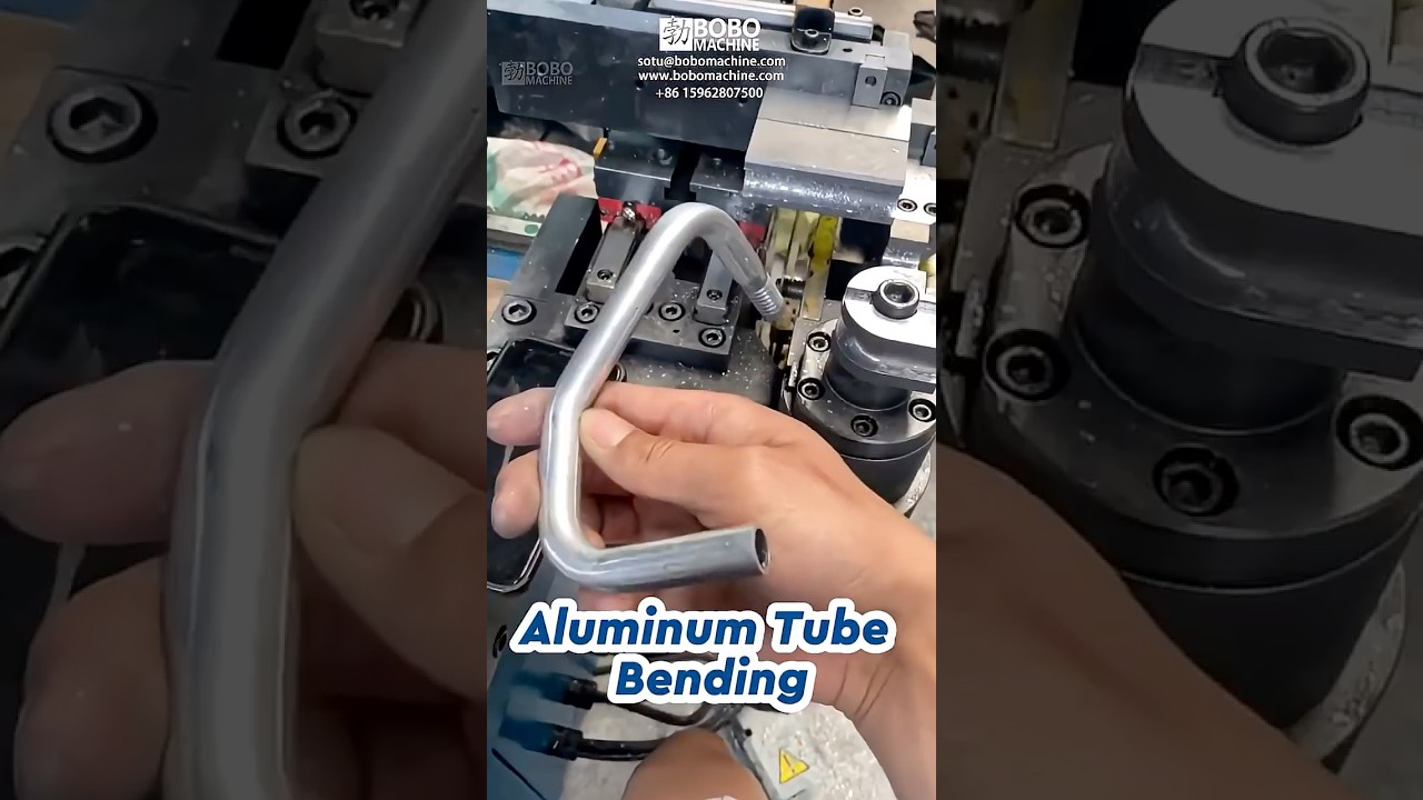 CNC Aluminum Tube Bending Machine For Auto Car AC Pipes  
