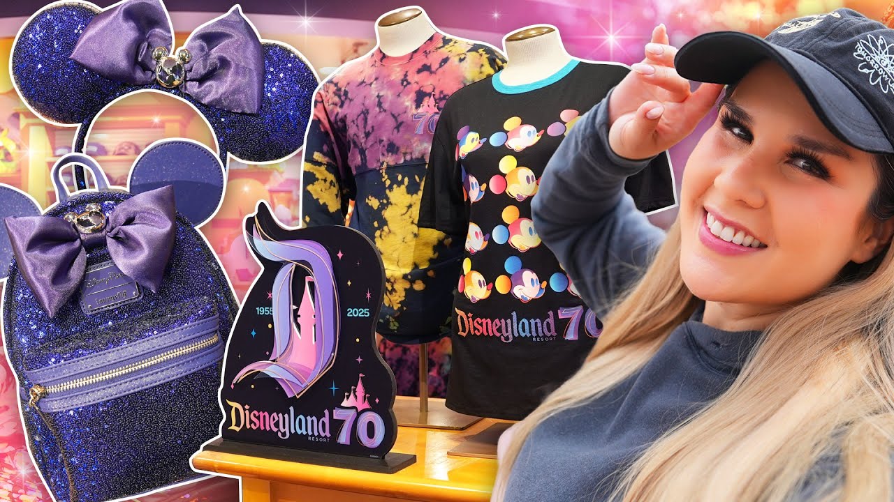 Latest Disneyland Merch! Every Pair of Minnie Ears & 70th Anniversary Collection | Disney Vlog 2025